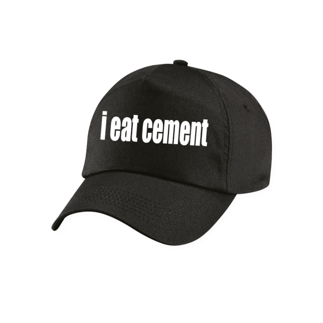 Czapka i eat cement