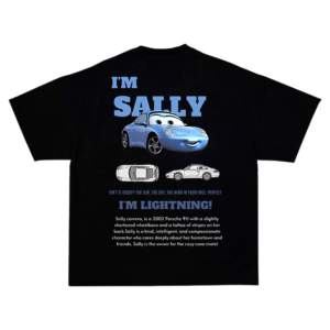 T-shirt sally - nadruk na plecach